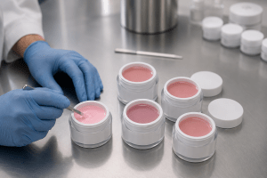 CNC International UV gels in production facility in the Netherlands