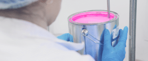 Bulk batch of UV gel in a mixing vessel, made to the same formula every time