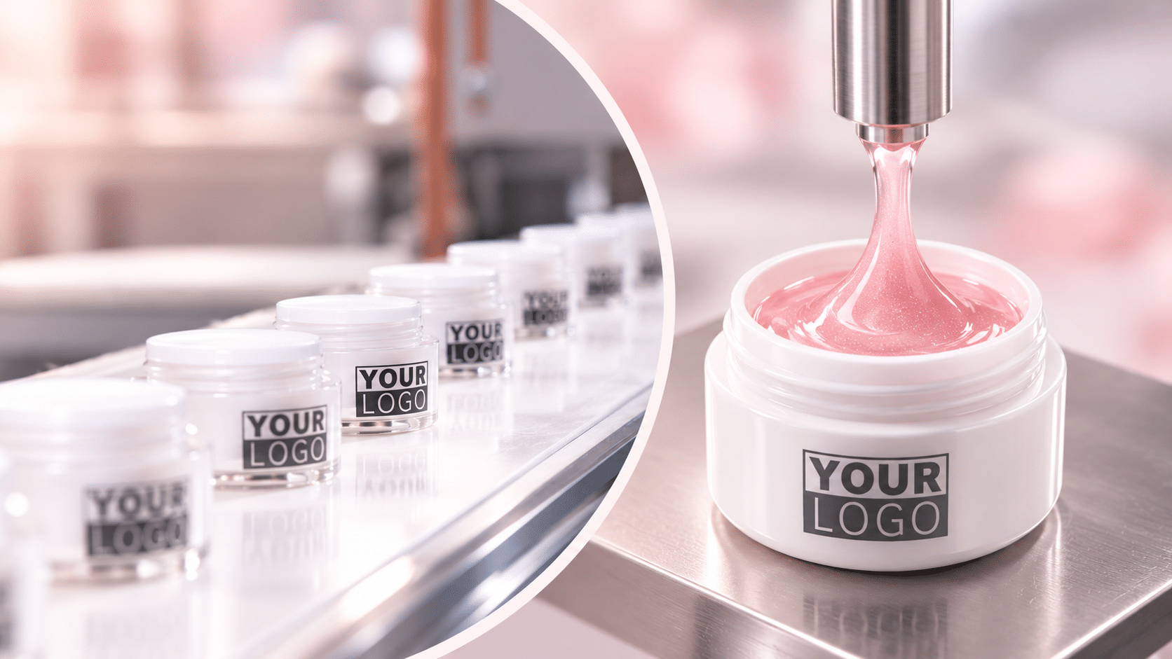 Private label UV gel manufacturer: formula to product